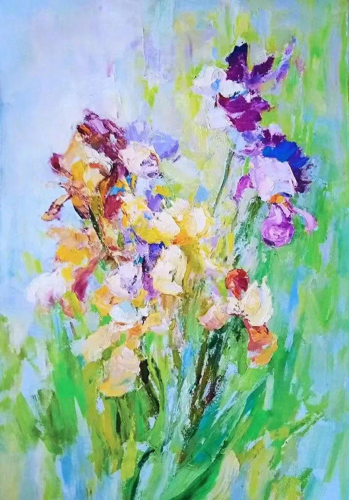 Pintura de flores de Wang Lin