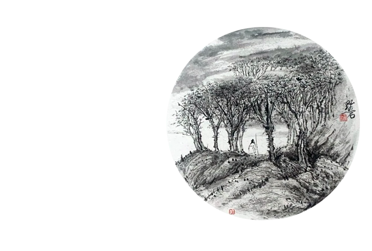 Diagrama esquemático de la clasificación de la pintura tradicional china